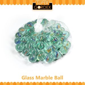 Guli Kaca 15mm Glass Marbles 100pcs Green Guli Congkak Traditional Game Aquarium Decoration Marble Ball 玻璃弹珠