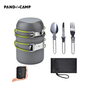Camping Cookware Kit Cooking Set Periuk Masak Outdoor Picnic Kettle Pot Kuali Cerek Pinggan Mangkuk