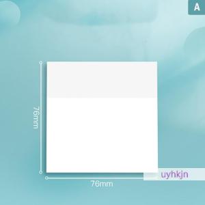 uyhkjn 50 Sheets Waterproof PET Transparent Sticky Note Memo pad Daily To Do List