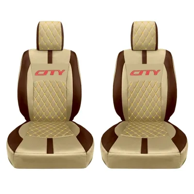 ชุดหุ้มเบาะรถยนต์ HONDA CITY *รวมปี 2008-2019 [ลาย 5.1] หนังพรีเมียม ดีไซน์หรูหรา สปอร์ตทันสมัย ปกป้องเบาะเดิมรอบด้าน (Sofia Carshop)