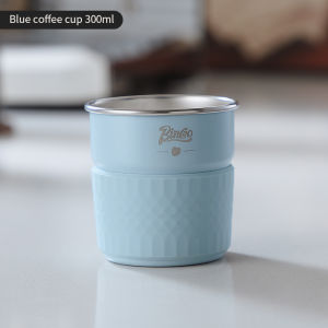 BINCOO Portable Outdoor Cup Single Layer Pure Folding Mug Camping Tea Cup Coffee Cup Titanium Alloy Miniature Mark Cup