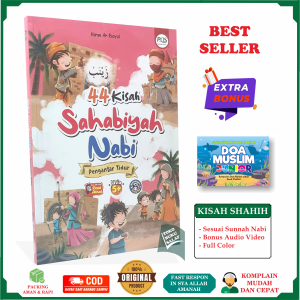44 Kisah Sahabiyah Nabi Pengantar Tidur Usia 5+ Buku Anak Cerita Sahabiyat Rasulullah Shohabiyah Nabi Muhammad Shahabiyah Karya Harun Ar-Rasyid Penerbit Pustaka Quran Sunnah