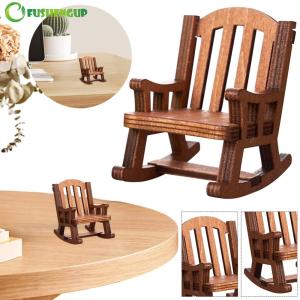 【New Arrival】 Cute Frog Resin Home Decor Figurine Miniature Rocking Chair Artifacts for Living Room Decor