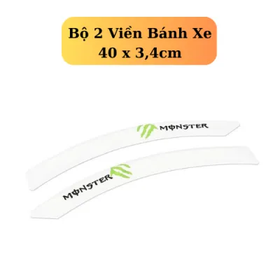 Set 2 Miếng Dán Viền Bánh Xe Ô Tô Chống Trầy Xước Chống Va Chạm Dải Chống Va Chạm Cản Trước Và Sau Xe Ô Tô