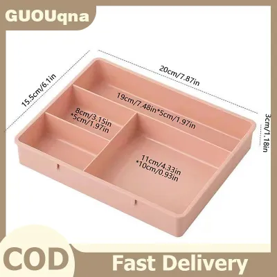 GUOUqna Ngăn Kéo Bàn Tổ Chức Stackable Đa-Di Động Máy Tính Để Bàn Lưu Trữ Bin Khay Đa-Mục Đích Chia Container Cho Hộ Gia Đình Văn Phòng Nhà