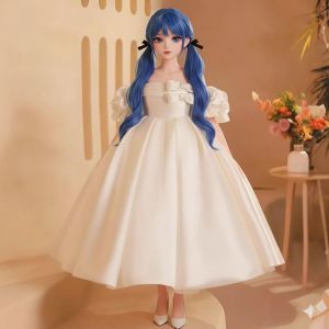 Thanh Nhi Fashion Váy Thiên Thần Trắng Xinh TN171124001 Tay Váy Rời Nhiều Lớp Bồng Bềnh Size Phù Hợp Cho Công Chúa Mềm Mịn Mướt Mượt