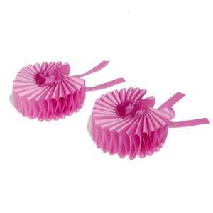 Thanh Lịch màu hồng Victoria Xù Cổ Cổ áo giả Và Cổ Tay Còng Cho Thời Phục Hưng Elizabeth Dresses Chú Hề Choker