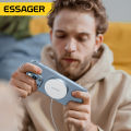 Essager นาฬิกาแม่เหล็กเหนี่ยวนำ15W เครื่องชาร์จไร้สาย QI 3 In 1ชาร์จเร็วขาตั้งสำหรับ Iphone 14 Airpods Pro Apple Watch Ios Macsafe. 