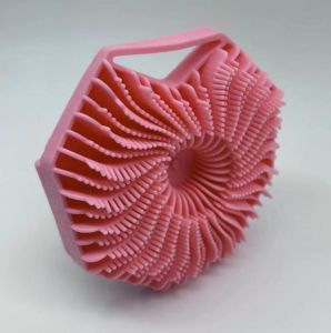 Soft Silicone Body Scrubber Bath Brush / Manual Body Cleaning Brush / Portable Massager Exfoliating Shower Brushes