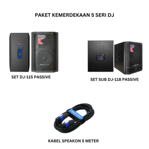 (PAKET MERDEKA 5) SOUND SYSTEM 15 INCH Speaker Lapangan Monitor Pasif 15 18 INCH Free Kabel
