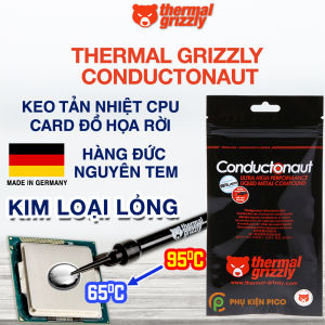 Keo tản nhiệt kim loại lỏng Thermal Grizzly Conductonaut 1 Gram - Kem tản nhiệt Thermal Grizzly Conductonaut
