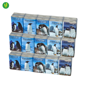 (ขายยกลัง400ชิ้น) กระดาษทิชชู่แบบพกพา PREMIER (1ห่อมี9แผ่น) นุ่ม ไม่เป็นขุย ขนาดพกพาสะดวก ใช้ง่ายปลอดภัย 100%
