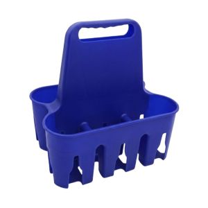 SEJUE4373 6 Pack Capacity Portable Beer Holder Plastic Cup Organizer Drink Holder Practical Beverage Display Beer Basket Bar Party