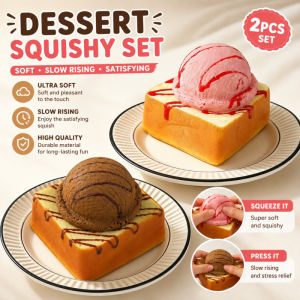 Bread Decompression Toy Ice Cream Stress Relief Squeeze Toy Kids Slow Rebound Soft Bread Toys