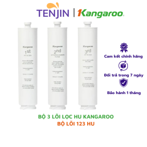Combo 3 lõi lọc Kangaroo lõi số 123 dùng cho máy lọc nước Kangaroo model KG100HU KG100HU + - Hàng chính hãng