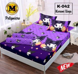 Promo Beli 1 Dapat 1 Seprai Gratis Sarung Bantal Guling Bahan Bonita 3D Anti Luntur Ukuran 180x200