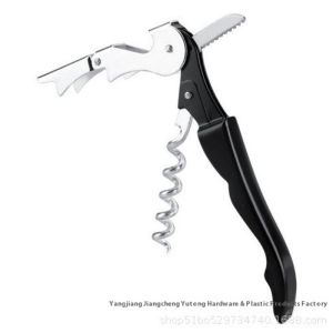 XANLYSHE  อุปกรณ์เปิดฝาขวดไวน์สแตนเลสอเนกประสงค์แบบพกพาพับได้