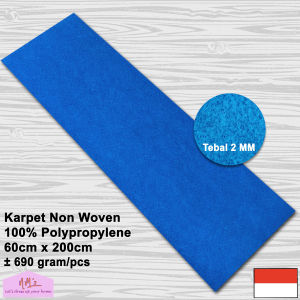 Miralon Karpet polos non woven felt kerajinan tangan anak DIY hand craft bludru 60 cm x 200 cm - NMs