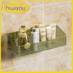 huayou Treo Tường Mỹ phẩm lưu trữ giá không có lỗ yêu cầu nhựa góc tường kệ tổ chức phụ kiện phòng tắm