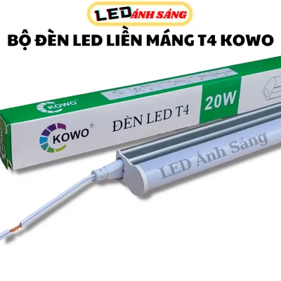 Bộ Đèn LED T4 liền máng 29cm 42cm 47cm 51cm Trắng Vàng Hồng (Đỏ)