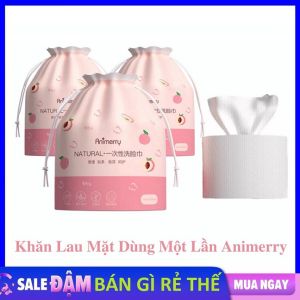 Khăn lau mặt khô đa năng dùng 1 lần mềm mại đa năng Animerry - Khăn mặt khô Animerry dùng 1 lần lau ướt Khăn giấy đa năng khăn tẩy trang