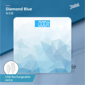 USB Digital Body Weight Scale Electronic Bathroom Glass High Accuracy Weight Scale Penimbang Berat Badan USB Skala 电子秤