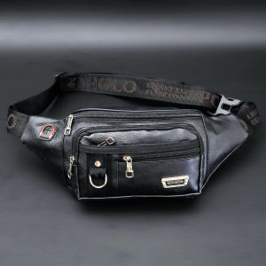 POLO AMSTAR Compact Waistbag Tas Selempang Pria Casual Multifungsi Slingbag Kulit Tas Pinggang Cowok