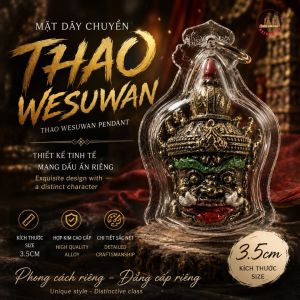 MẶT DÂY CHUYỀN WESSUWAN TRANG TRÍ MANG THEO BÊN NGƯỜI GIÚP TÂM TRÍ BÌNH YÊN THƯ THÁI