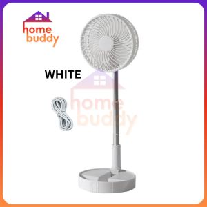 Telescopic Folding Portable 7200mAh Wireless Fan Rechargeable Battery Length 100M