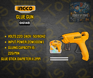 INGCO GLUE GUN | GG148 | TOOLS R TOYS | ING-POWERTOOLS
