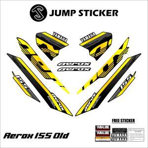 STIKER STRIPING AEROX OLD-LAMA GRAFIS VARIASI 010