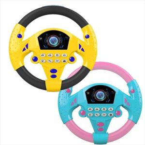 Mainan Setir/Setiran Mobil/Mainan Stir Mobil Steering Wheel(Plus Baterai 2pcs AA)