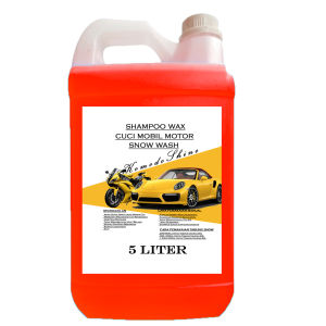 SHAMPOO WAX 5 LITER MERAH CUCI MOBIL MOTOR SNOW WASH