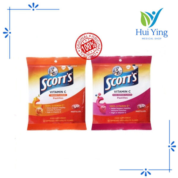Scott’s vitamin C pastilles 30pastilles. Orange/mixed berries/mix ...