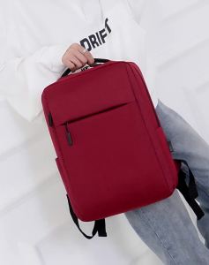 School Or Travel Backpack For Notebook 15.6 Waterproof With USB And Two Zipper