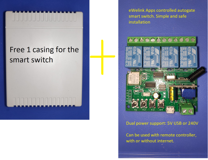 Autogate Smart Switch and 433mHz Remote Controller *eWelink*READY STOCK ...