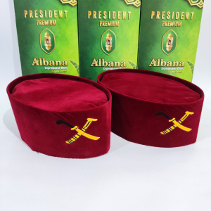 Songkok Golok Merah Bordir Peci Kopiah Nasional Anak Remaja Dewasa