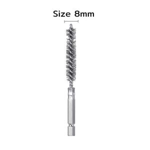 YoPo Stainless Steel Wire Cleaning Brush with Handle 1/4 Inch Hex Shank for Power Drill Impact Driver
