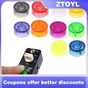 【ZTOYL】 1x Footswitch Topper Colorful Plastic Bumpers Protector For Guitar Effect Pedal