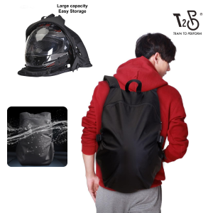 T2P Helmet 25L Backpack Bag Large Capacity Waterproof Motorcycle Daypack School Rucksack