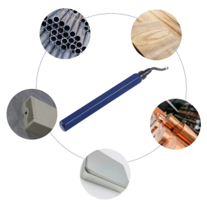 Xử lý Burr kim loại deburring Remover Công cụ cắt với 10 cái ROTARY deburr Blades