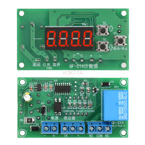 DC 12 V /24V Counter Module with Relay Output 4-Digit Digital LED Display Electrical Counting Controlle with Relay Output 0-9999