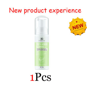 Teeth Whitening Paste Ubat Pemutih Gigi Dental ToothpasteTeeth Whitening Plaque Remover Teeth Cleansing Removes Stains Whitening Teeth Oral Hygiene Toothpaste Whitening Mousse (60ml)