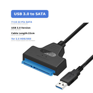 🔥 100% Quality+COD 💗 High-Speed USB SATA Cable External Hard Disk Reader 3.0 HDD SSD Hard Drive Adapter 22cm/35cm/50cm USB
