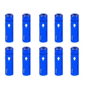 10Pcs Bike Brake Cable Housing Ferrule End Caps Bicycles Shifts Cable End Caps Derailleur Shifts Cable Wire End Caps