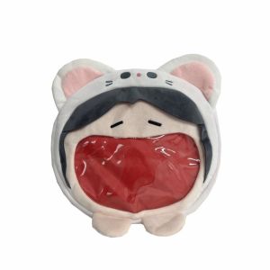 DYJKOUG Vocaloid Kagamine Rin Bag Kagamine Len Heaven Official’s Blessing Tian Guan Ci Fu Shoulder Bag Creative Large Capacity Takanashi Rikka Plush Ita Bag Miku Fans