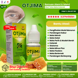Asli Original OTJIMA Tetes Mata Herbal Ampuh Mengobati Katarak Tanpa Operasi ASLI