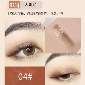 Pearlescent Double Color Eyeshadow Stick Waterproof and Long Lasting Lazy Eyeshadow