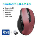 UGREEN chuột Bluetooth 2.4G chuột không dây Wireless Mouse Ergonomic Silent Mouse 4000DPI for MacBook Tablet Laptop Computer Desktop PC Model: 90855. 