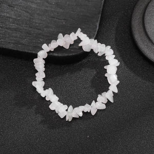 Natural crystal womens bracelet agate irregular gravel elastic bracelet versatile jewelry wholesale live stream stall